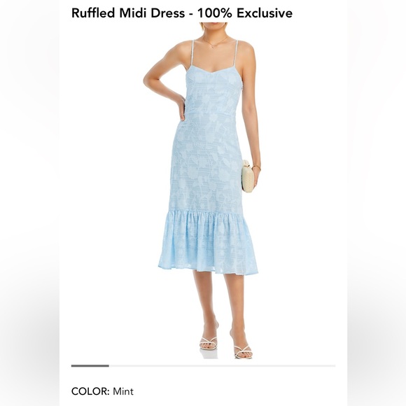 Lace ruffled dress - Picture 1 of 3